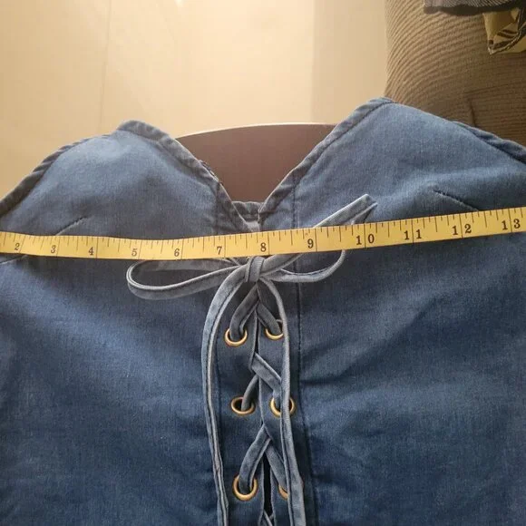 Small Sexy Demin Dress - Mini Bodycon - Picture 5 of 10